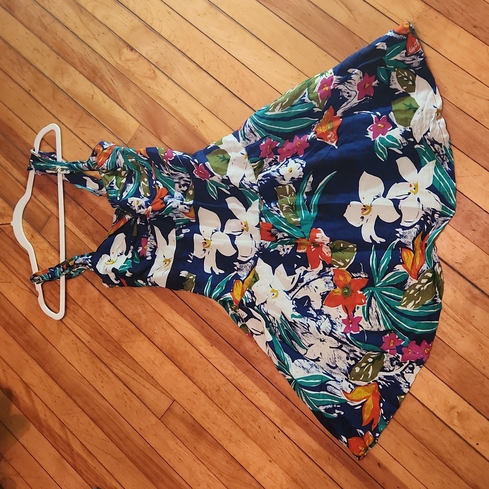 Tropical print MNG sundress